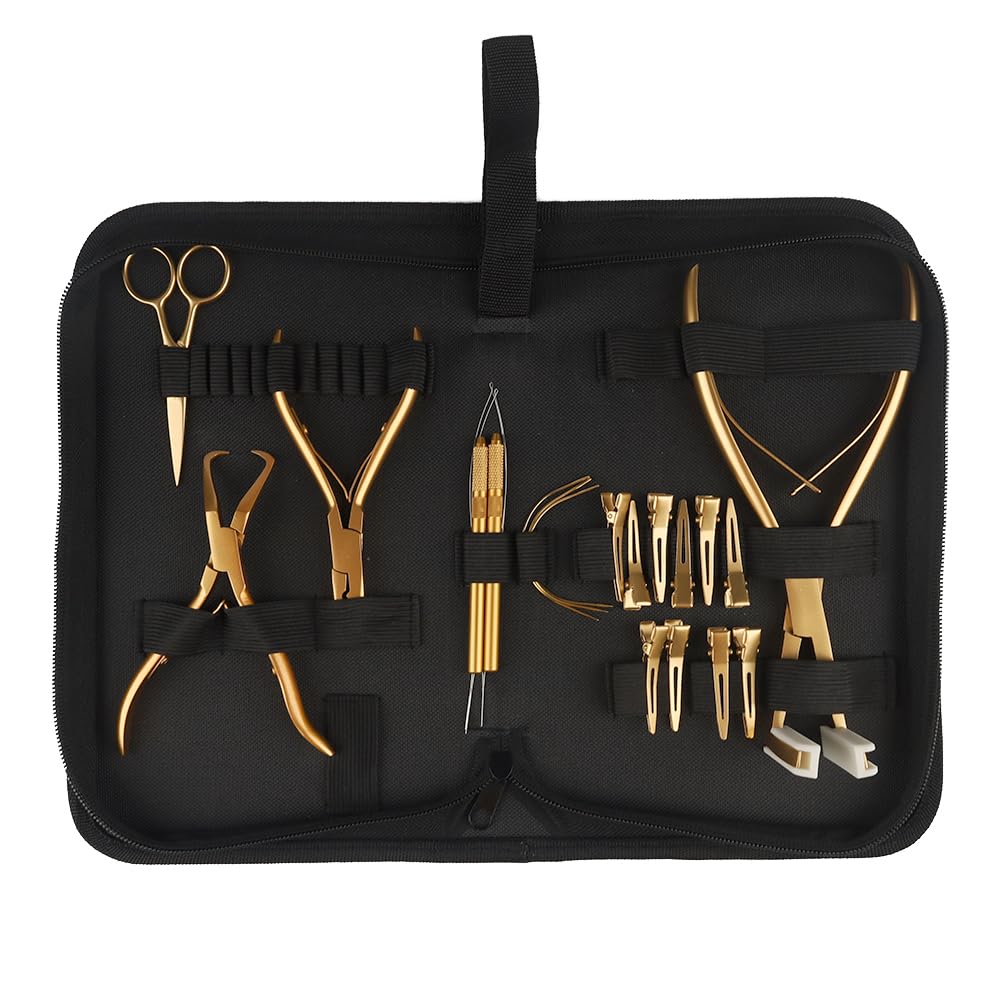 professional-manicure-pedicure-tool-kit-gold-set