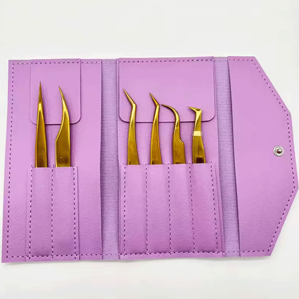 gold-eyelash-extension-tweezers-set-with-leather-case