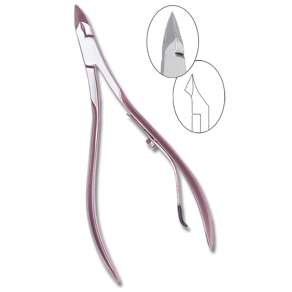 professional-stainless-steel-cuticle-nippers-pink