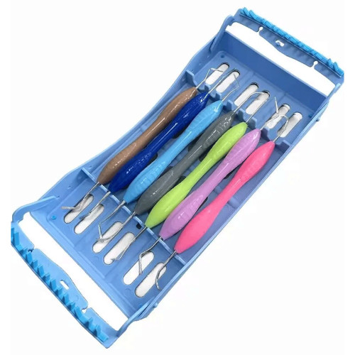 Dental Filling Instrument Set with Sterilization Case