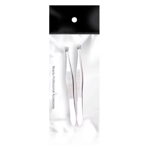 Professional Slant Tip Eyebrow Tweezers