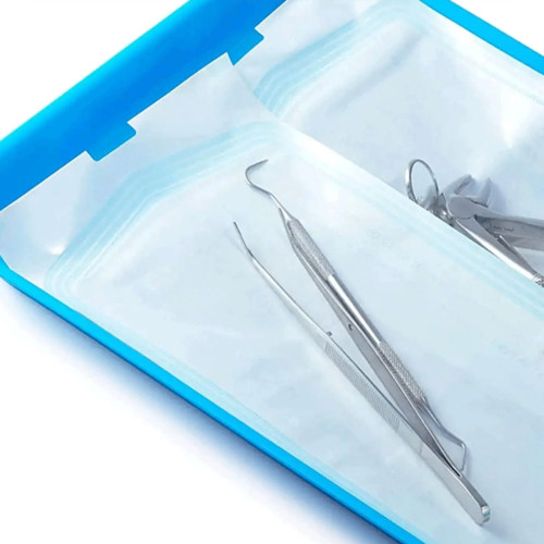 Dental Instruments in Sterilization Pouch