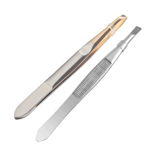 Slanted Tip Eyebrow Tweezers Hair Removal Tool